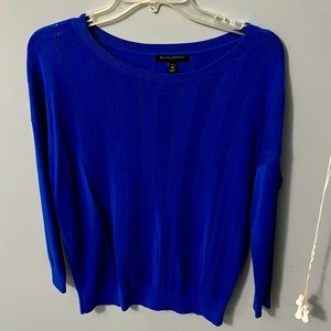 Banana Republic petite medium cobalt blue sweater.